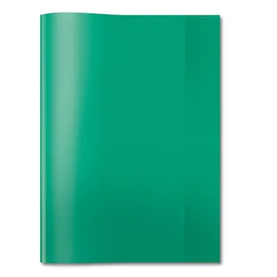 Produktbild von Heftschoner A4 PP transparent/grün Packung mit 25 Stück