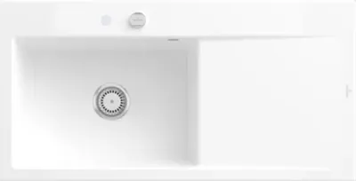 Produktbild von Villeroy & Boch Keramikspüle 336202R1, Subway Style 60 Einbauspüle - inkl.
