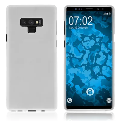 Produktbild von PhoneNatic Case kompatibel mit Samsung Galaxy Note 9 - clear Silikon Hülle matt Cover