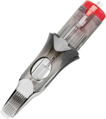 Imagen del producto de Cartuchos para tatuajes, modelo V2 - 0.35, 7RM-W, punta cónica larga, 10 unidades.