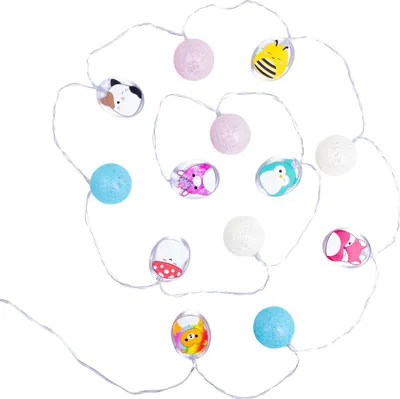 Produktbild von Squishmallows Lichterkette mit USB-Kabel