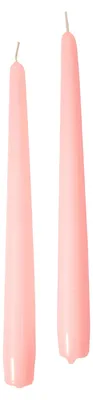 Konische Kerzen, Pfirsich, 2,2x25 cm, 10 Stück, paraffin