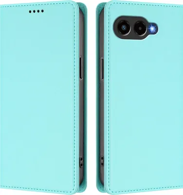 Obrázek produktu pro Kožené pouzdro pro T-Mobile Revvl 8/T Phone 3 5G, magnetické flipové pouzdro zPolyuretankůže se stojánkem Mátově zelená