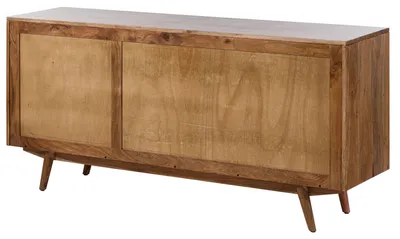 Immagine prodotto di MASSIVMOEBEL24 | MOSAYK #110 credenza in legno di acacia laccato / natur 160x42x75