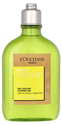 Produktbild von L'Occitane Eau de Cédrat, Duschgel, 250 ml, Erwachsene, Männer, Körper & Haar, normale Haut