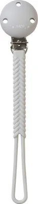 Image de Clip en silicone pour sucette Gris