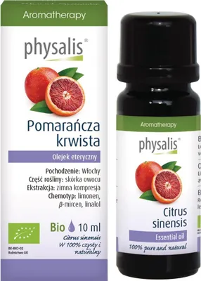 OLEJEK ETERYCZNY POMARAŃCZA KRWISTA BIO 10 ml - PHYSALIS