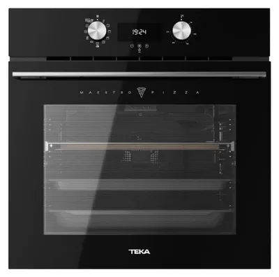 Image de Four intégrable multifonction 70l 60cm pyrolyse noir - Teka - HLB8510P - maestro pizza