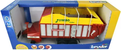Bruder 02214 Pöttinger Jumbo 6600 Profiline Ladewagen 1:16 Anhänger 2 Achsen