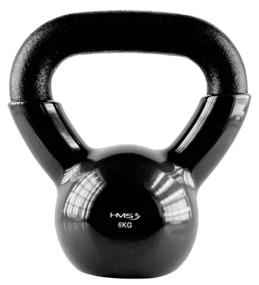 Produktbild von 6 kg Gusseisen-Kettlebell - Schwarz