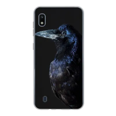 Produktbild von MuchoWow® Handyhülle Schutzhülle Hülle für Samsung Galaxy A10 Vogel - Tiere - Schwarz Silikon Softcase Handy Hülle - Schutzhülle