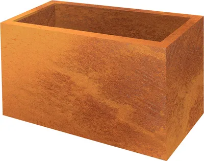 Produktbild von Pflanzkübel Palatino Lotte Corten-Stahl 60 x 40 x 50 cm rostfarben