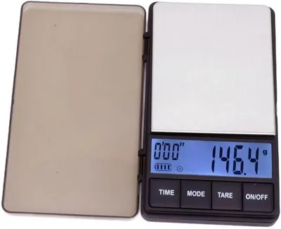 Espressowagewaage mit Timer 1000 G x 0,1 G - Kaffeewaage - Barista-Waage - Tara-Funktion - Stückzähler - Hold-Funktion