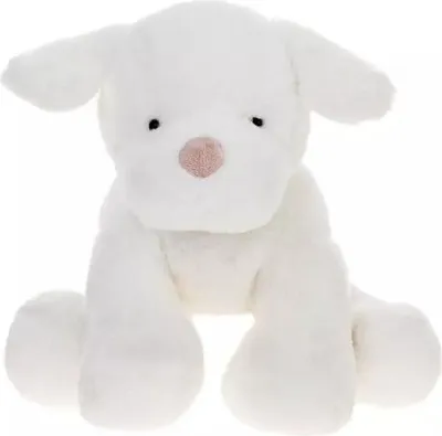 Image de Jouet en peluche - Chien Renée blanc 20 cm