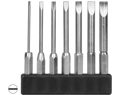 Image de Assortiment Mini Bit fente longue 7 pièces