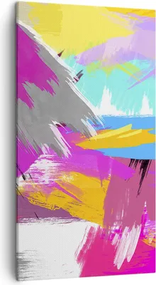 Produktbild von Bild auf Leinwand - Leinwandbild - Abstraktion modern - 45x80cm - Wand Bild - Wanddeko - Wandbilder - Leinwanddruck - Bilder - Kunstdruck - Wanddekoration - Leinwand bilder - Wandkunst - PA45x80-3966