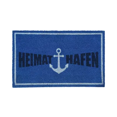 Produktbild von Pad  Fußmatte, Kokosmatte, Fußabtreter Heimathafen 45 x 75 cm blau