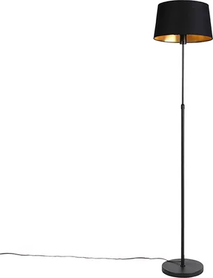 Zdjęcie produktu dla Lampa stojąca czarna z czarnym kloszem 35 cm regulowana - Parte