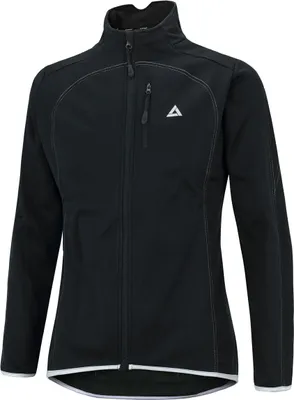 Produktbild von Airtracks Herren Thermo Fahrradjacke Pro Line XXL schwarz-silber / warme Softshell Radjacke  für kalte und lange Touren im Herbst-Winter