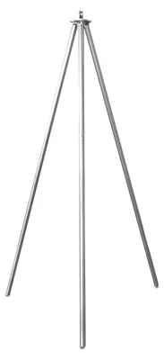 Produktbild von Edelstahl Dreibeingrill | Schwenkgrill - klappbar mit Kettenführung - Sehr robuste deutsche Handwerksarbeit