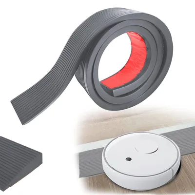 Produktbild von Omgoods – PVC-Schwellenrampe für Rollstühle mit rutschfester Oberfläche