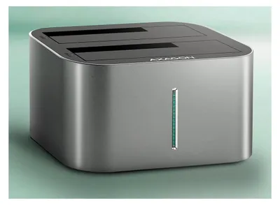 Immagine prodotto di AXAGON Axagon ADSA-DC Dock USB DUAL SuperSpeed da 2,5"/3,5" per HDD/SSD DUAL