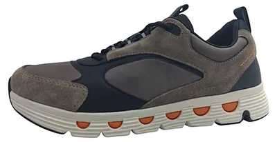 Image de Chaussures pour hommes Geox Spherica, lacets, modèle à lacets, couleur gris, style décontracté