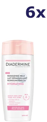 Produktbild von 6x Diadermine Reinigende melk 200ml hydrating gevoelige huid