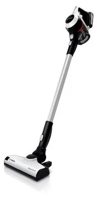Produktbild von Bosch Serie 6 BCS61113, Stabstaubsauger, Beutellos, Schwarz, Weiß, 0,3 l, Trocken, Hygienefilter
