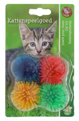 Produktbild von K.splg Wirwar-Ball mit Glöckchen 4 cm 4 Stück Gebr. de Boon