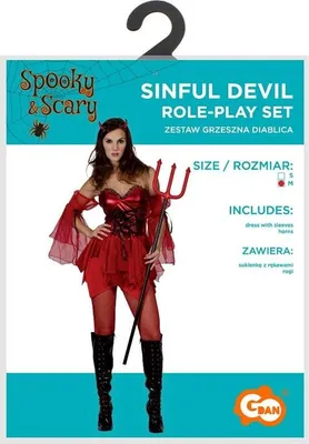 Obrázek produktu pro Kostým pro dospělé Sinful Devil, velikost M