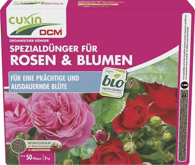 Produktbild von CUXIN DCM Rosen-& Blumen-Dünger 3 kg
