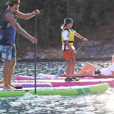 Obrázek produktu pro Paddleboard iBOARD 11´- 2 Red Palm 335 x 82 x 15 - UNI