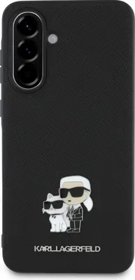 Obrázok produktu pre Karl Lagerfeld - Saffiano kožené puzdro na Samsung Galaxy A56 5G - čierny
