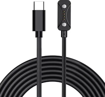 Produktbild von Strap-it USB-C Ladegerät passend für Polar Ignite 3 / Pacer / Pacer Pro / Vantage V3 Ladegerät Polar ignite 3 / Pacer - 1m Ladekabel