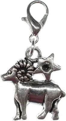 Produktbild von Widder Charm Miniblings Anhänger Bettelanhänger Stern Sternzeichen Horoskop