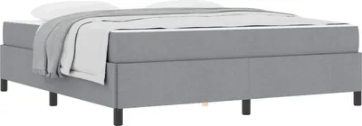 Zdjęcie produktu dla Łóżko sprężynowe Jasnoszary 180 x 200 cm tkanina