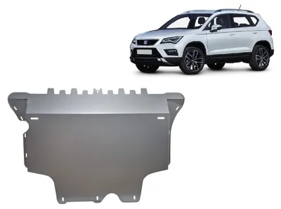 Image de Protection de soubassement en aluminium pour moteur, compatible avec les modèles Seat Ateca de 2016 à 2026