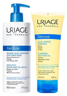 Image de Baume Uriage Xemose 500 ml + huile 200 ml