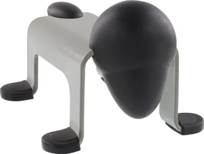 Produktbild von WAGNER Bodentürstopper DOG DOOR STOP - 105 x 70 x 60 mm, grau, zum Hinstellen, Industriestahl & Gummi - 15520701