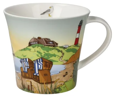 Produktbild von Goebel Coffee-/Tea Mug Sylt, Fine Bone China, Bunt, 350 ml, 23102271