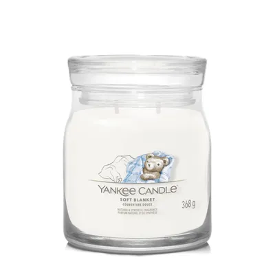 Obrázek produktu pro Yankee Candle SOFT BLANKET - střední svíčka Signature 368g