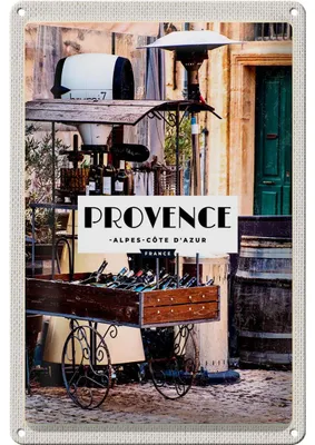 Produktbild von Blechschild Reise 20x30cm Provence Alpes cote d`Azur