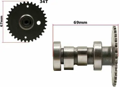 Zdjęcie produktu dla Gy6-50 Wałek Rozrządowy