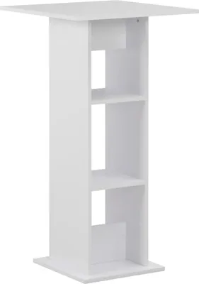 Obrázok produktu pre Barový stôl biely 60x60x110 cm