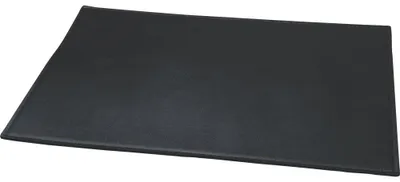 Schreibtischunterlage aus Leder, 65 x 45 cm, schwarz