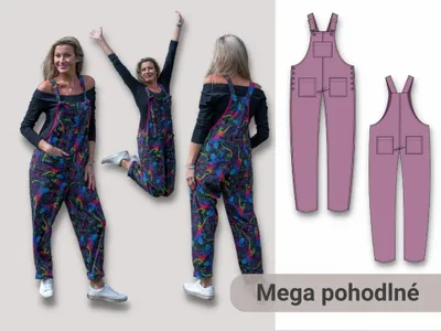 Obrázek produktu pro Střih Josefína dámské lacláče 170 cm
