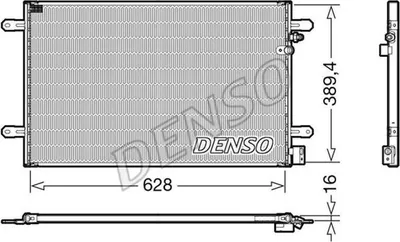 Obrázek produktu pro Kondenzátor klimatizace DENSO DCN02037