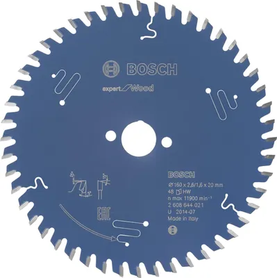 Produktbild von EXPERT Wood Kreissägeblatt, 160x2,6/1,6x20 mm, Z48