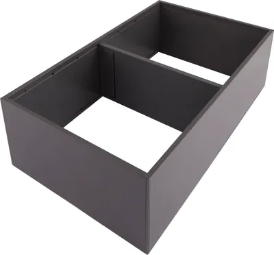 Produktbild von Blum Ambia-Line Frontauszugsrahmen 371x218x110mm, KS Stahl oriongrau matt